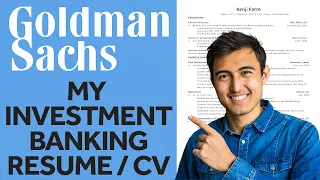 My Goldman Sachs Resume for Investment Banking