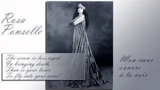 Rosa Ponselle - Mon cœur s'ouvre à ta voix 1953 / with subtitle