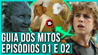 FATOS e MITOS de PERCY JACKSON: PERSEU, o MINOTAURO e o ROUBO DO RAIO-MESTRE DE ZEUS  | Eps 01 e 02