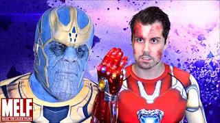 Thanos Pranked by Tony Stark | Avengers Endgame “I Am Iron Man” Scene Parody!! (Marvel Spoof)