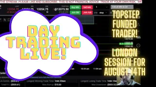 Trading Nasdaq and ES Futures Live! TOPSTEP, APEX, AND BULENOX FUNDED TRADER!