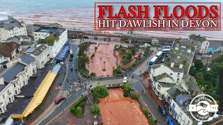 Emergency in Dawlish: Police Shut Down Roads Amidst Flash Flood Chaos
