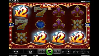 Multi Diamonds 81 - priebeh hry online casino automatu od Kajot Games