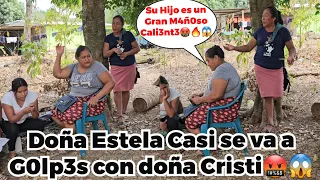 🔴URG3NT3😱Doña Cristina y Doña Estela😳Casi se van a Los G0lp3s🤬Por Defender a sus Hijos😱
