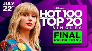FINAL PREDICTIONS | Billboard Hot 100, Top 20 Singles | July 22nd, 2023
