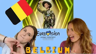 BELGIUM Eurovision 2023 REACTION VIDEO - Because Of You by Gustaph