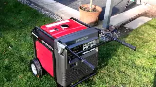 Quiet Honda EU6500is Generator Review and whole house backfeed