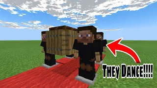 Minecraft Tutorial: How To Make a working coffin dance meme (easy)