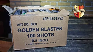 Golden Blaster - Pyrostar 100sh blok 0.8 inch Vuurwerk