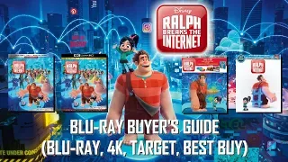 RALPH BREAKS THE INTERNET - 4K/BLURAY UNBOXING (BLURAY, 4K, TARGET, BEST BUY) - BLURAY BUYERS GUIDE