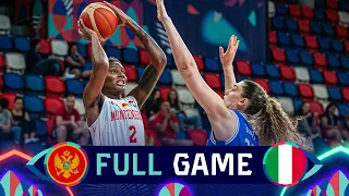 Montenegro v Italy | Full Basketball Game | FIBA Women's EuroBasket 2023