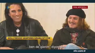 EXCLUSIVE! Johnny Depp talks about Hollywood Vampires!! Interview in Istanbul Turkey #johnnydepp