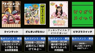 懐かしいNHK番組、あの頃に戻りたい【比較】【ランキング】【雑学】