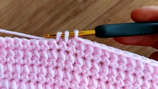 EASY CROCHET BABY BLANKET KNITTING FOR BEGINNERS... YAPIMI KOLAY TIĞ İŞİ ÖRGÜ MODELİ...