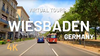 WIESBADEN driving tour 🇩🇪 Germany 4K Video Tour