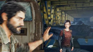 Ellie doesn't know how to swim but jumps anyway - The Last of us Remastered PS4 PRO (1080p) HD