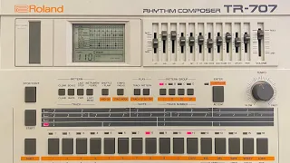 Roland TR-707 ROM Expansion (2022)  Demo Loops