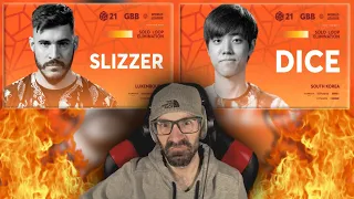 UNREAL! | Slizzer 🇱🇺 + DICE 🇰🇷 | GBB 21: WORLD LEAGUE | Solo Loopstation Elim | Reaction & Analysis