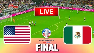 USA vs MEXICO - Final Copa America 2024 | Full Match All Goals | Live Football Match