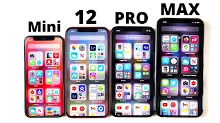 iPhone 12 Mini vs iPhone 12 vs iPhone 12 Pro vs iPhone 12 Pro Max