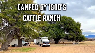 Camped by Historic Cattle Ranch