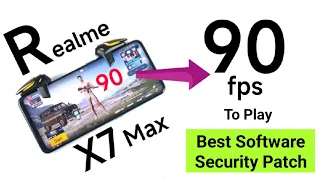 Realme X7 Max BGMI 90fps which software is better