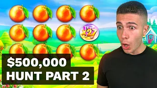 $500000 BONUS HUNT OPENING - Part 2 🎰 44 Slot Bonuses - Jammin' Jars 2 & Sweet Bonanza