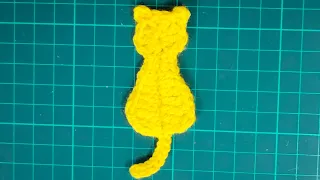 How to Crochet a Cat Applique | Free Crochet Pattern of Cat Applique | Crochet Free Patterns