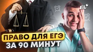 ПРАВО ДЛЯ ЕГЭ ЗА 90 МИНУТ | Саша Обществознайка EL