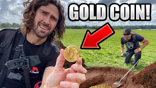 Sensational TWO GOLD COINS Found Metal Detecting in England!
