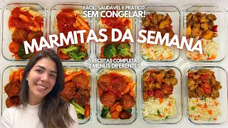 IDEIAS DE COMIDA SAUDÁVEL PARA COMER BEM A SEMANA TODA | preparando comidas da semana