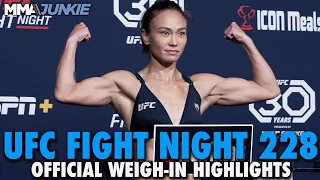 UFC Fight Night 228 Official Weigh-In Highlights: Perfect Session in Las Vegas