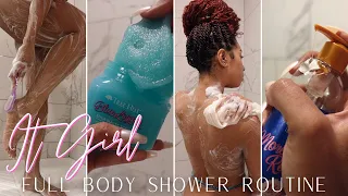 IT GIRL FULL BODY SHOWER ROUTINE 2023 | HOW TO GET SOFT, GLOWING SKIN + FEMININE HYGIENE