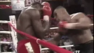 MIKE TYSON VS FRANK BRUNO FIGHT 1. ROUND 5. THE FINAL ROUND