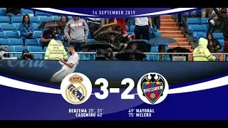 Реал Мадрид - Леванте 3-2 обзор матча в HD 14.09.2019 / Real Madrid vs Levante 3 2 All Goals HD