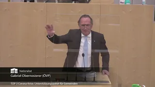 Gabriel Obernosterer zum Gemeindepaket-II (Natioanlratssitzung 20.1.2021)