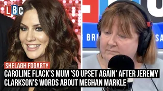 Caroline Flack's mum 'so upset again' after Jeremy Clarkson's words about Meghan Markle