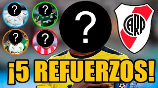 🔴 ¡5 REFUERZOS para RIVER! 🔴 | 5 JUGADORES para GANAR la COPA LIBERTADORES | ¿Qué opina DEMICHELIS?