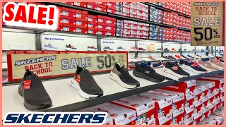 😮SKECHERS OUTLET BACK TO SCHOOL SALE‼️SKECHERS SHOES 50%OFF SALE‼️ SKECHERS OUTLET SHOP WITH ME