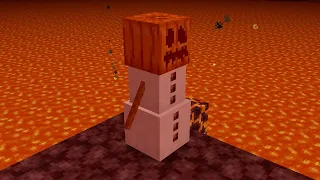 can snow golem survive in the nether?