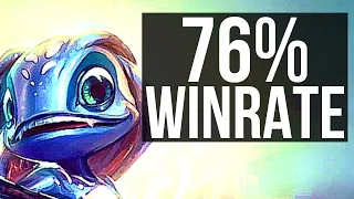 FIZZ vs EKKO (MID) | 12/0/4, 76% winrate, 8 solo kills, Legendary | BR Diamond | v10.24