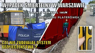 Śmiertelny wypadek w Warszawie z udziałem tramwaju i nieletniego pasażera