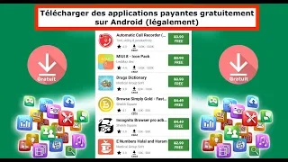 Télécharger des applications payantes gratuitement sur Android (légalement)