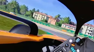 Lando Norris Helmet Camera IMOLA Quali Lap | F1 2021 Game