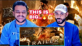 RRR Official Trailer (Hindi) India's Biggest Action Drama | NTR,Ram Charan,| Rajamouli (REACTION)