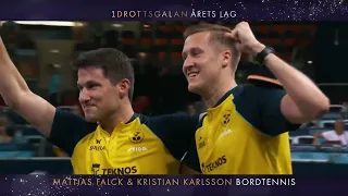 Idrottsgalan 2023 årets lag Mattias Falck & Kristian Karlsson