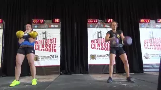 KB Fit Britt 2x20kg Long Cycle 69 repetitions - West Coast Classic 2016