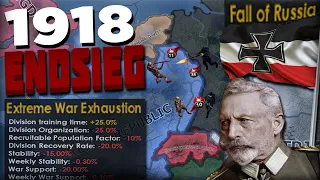 BEST HOI4 PLAYER VS ENDSIEG 1918! CAN THE KAISER SURVIVE WW1 AND SAVE GERMANY!? - Hearts of Iron 4