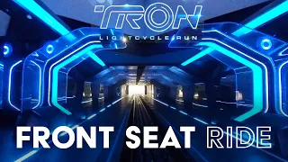 Walt Disney World | Magic Kingdom | Tron Lightcycle/Run | Front Seat Ride | Full Walkthrough