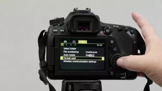 How to Format the SD Card on a Canon 80D